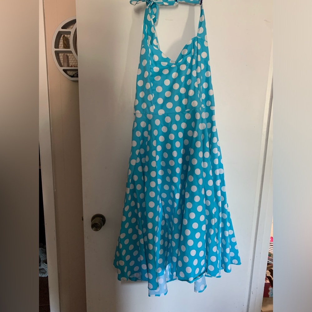 Hell Bunny Vixen Halter Dress - Vintage Look
